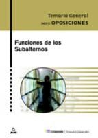 Funciones De Los Subalternos. Temario General PDF