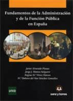 Fundamentos De La Administracion Y De La Funcion Publica En España PDF