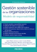Gestion Sostenible De Las Organizaciones: Modelo De Responsabilidad PDF