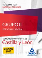 Grupo 2 Personal Laboral Temario-test Comun Castilla-leon