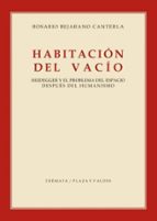 Habitacion Del Vacio: Heidegger Y El Problema Del Espacio Despues Del Humanismo PDF