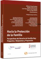 Hacia La Proteccion De La Familia Perspectivas Del Derecho De Hoy Preguntas, Respuestas Y Propuestas