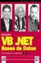 Iniciacion A Vb.net: Bases De Datos