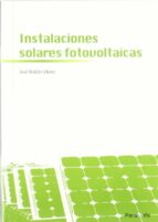Instalaciones Solares Fotovoltaicas