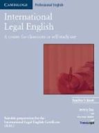 International Legal English: Teacher S Book