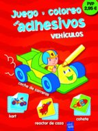 Juego Y Coloreo Con Adhesivos: Vehiculos