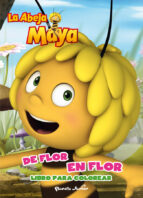 La Abeja Maya. Libro Para Colorear. De Flor En Flor