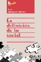 La Definicion De Lo Social