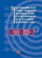 La Evaluacion De La Calidad. Adaptacion De Modelo Efqm A La Admin Istracion De La Comunidad De Castilla Leon PDF