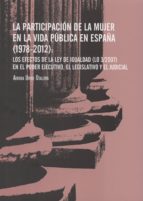 La Participacion De La Mujer En La Vida Publica En España