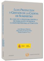 Lean Production Y Gestion De La Cadena De Suministro