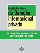 Legislacion Basica De Derecho Internacional Privado