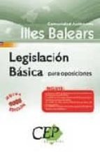 Legislacion Basica Para Oposiciones Illes Balears PDF