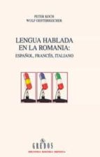 Lengua Hablada En La Romania PDF