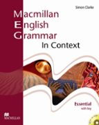 Macmillan English Grammar In Context Essential With Key And Cd-ro M Pack