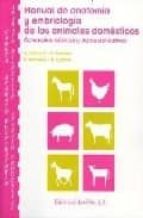 Manual De Anatomia Y Embriologia De Animales Domesticos: Concepto S Basicos Y Datos Aplicativos PDF