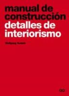 Manual De Construccion : Detalles De Interiorismo