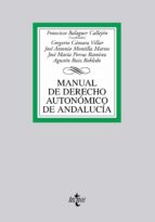 Manual De Derecho Autonomico De Andalucia