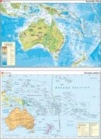 Mapas Murales Nº 31: Australasia Fisica, Oceania Politica