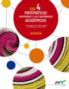Matemáticas Orientadas A Las Enseñanzas Académicas 4º Eso Aprender Es Crecer En Conexion Castellano