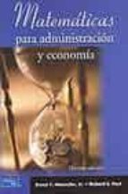 Matematicas Para Administracion Y Economia
