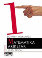 Matematika Ariketak 01 Educación Secundaria Obligatoria - Primer Ciclo