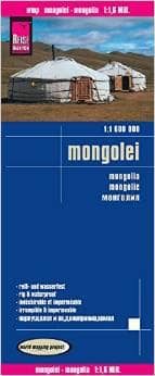 Mongolia 1:1.600.000 Impermeable