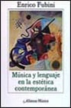 Musica Y Lenguaje En La Estetica Contemporanea PDF
