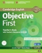 Objective First For Spanish Speakers Teacher S Book With Teacher S Resources Cd-rom