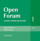 Open Forum 1 Audio Cds: Academic Listening And Speaking