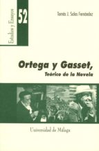 Ortega Y Gasset, Teorico De La Novela