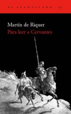 Para Leer A Cervantes PDF