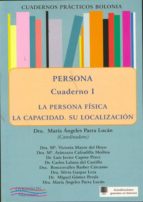 Persona, Cuaderno I: La Persona Fisica, La Capacidad, Su Localiza Cion