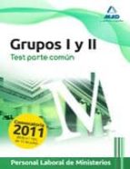 Personal Laboral De Ministerios. Grupos I Y Ii. Test Parte Comun PDF