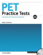 Pet Practice Tests: Practice Tests With Key And Audio Cd Pack
