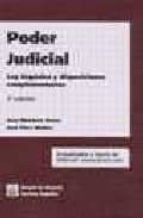 Poder Judicial: Ley Organica Y Disposiciones Complementarias PDF