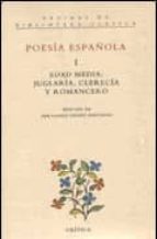 Poesia Española, Edad Media Juglaria, Clerecia Y Romancero