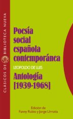 Poesia Social Española Contemporanea: Antologia PDF