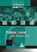 Policia Local De Andalucia: Temario