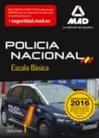 Policía Nacional Escala Básica. Test Volumen 1