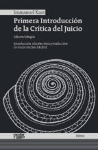Primera Introducción De La Crítica Del Juicio PDF