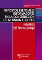 Principios Esenciales Informadores En La Construcción De La Unión Europea PDF