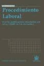 Procedimiento Laboral: Con Las Modificaciones Introducidas Por La Ley 13/2009 De 3 Noviembre PDF