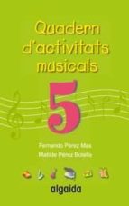 Quadern D Activitats Musicals 5 PDF