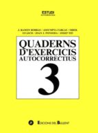 Quaderns D Exercicis Autocorrectius 3