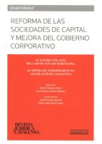 Reformas De Las Sociedades De Capital Y Mejora Del Gobierno Corporativo