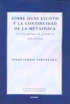 Sobre Duns Escoto Y La Continuidad De La Metafisica.