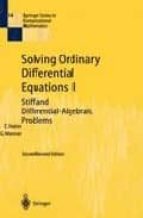 Solving Ordinary Differential Equations Ii: Stiff Differential-al Gebraic Problems