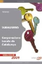 Subalterns Corporacions Liocals De Catalunya. Temari