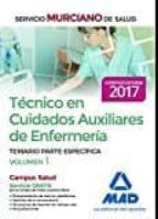 Tecnico En Cuidados Auxiliares De Enfermeria Del Servicio Murciano De Salud. Temario Partes Especifica PDF